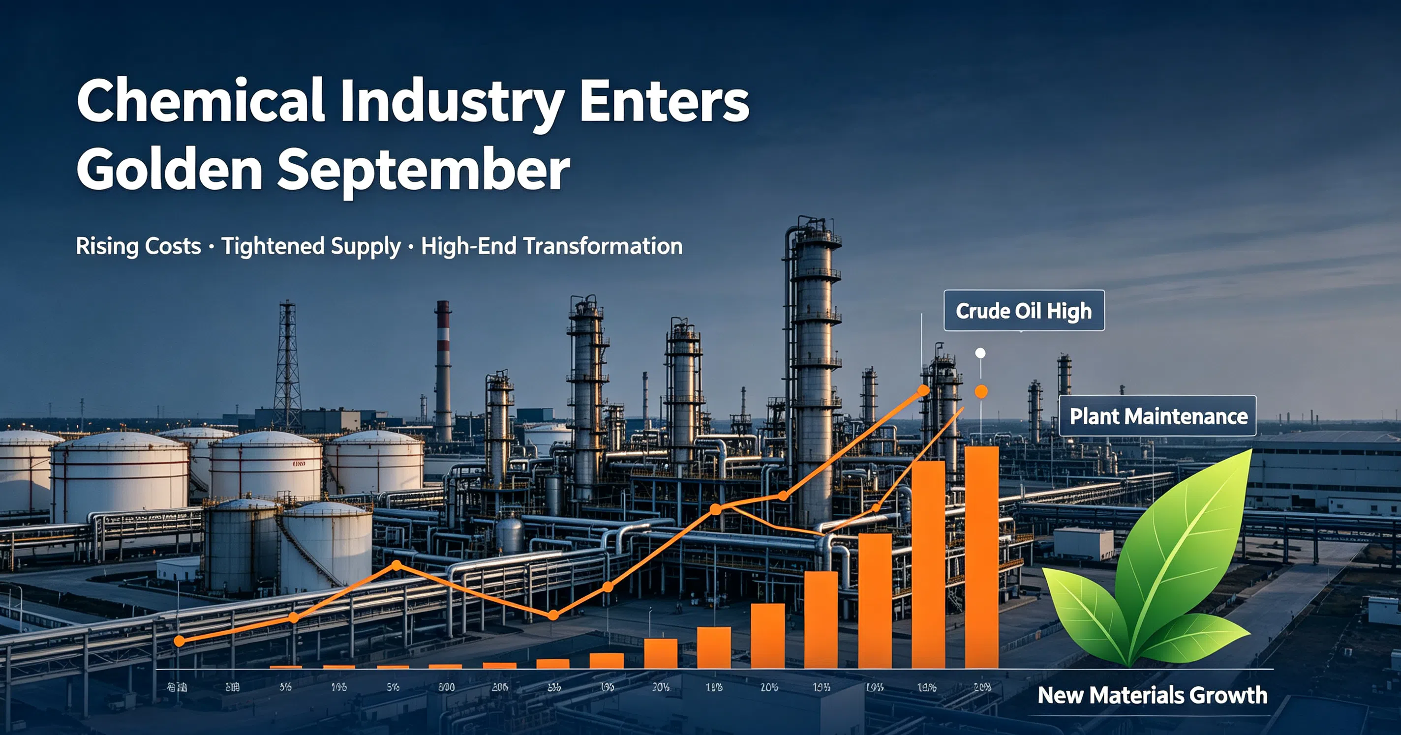 Chemical Industry Enters the "Golden September" Peak Season: Rising Costs, Tightened Supply and Advanced Transformation