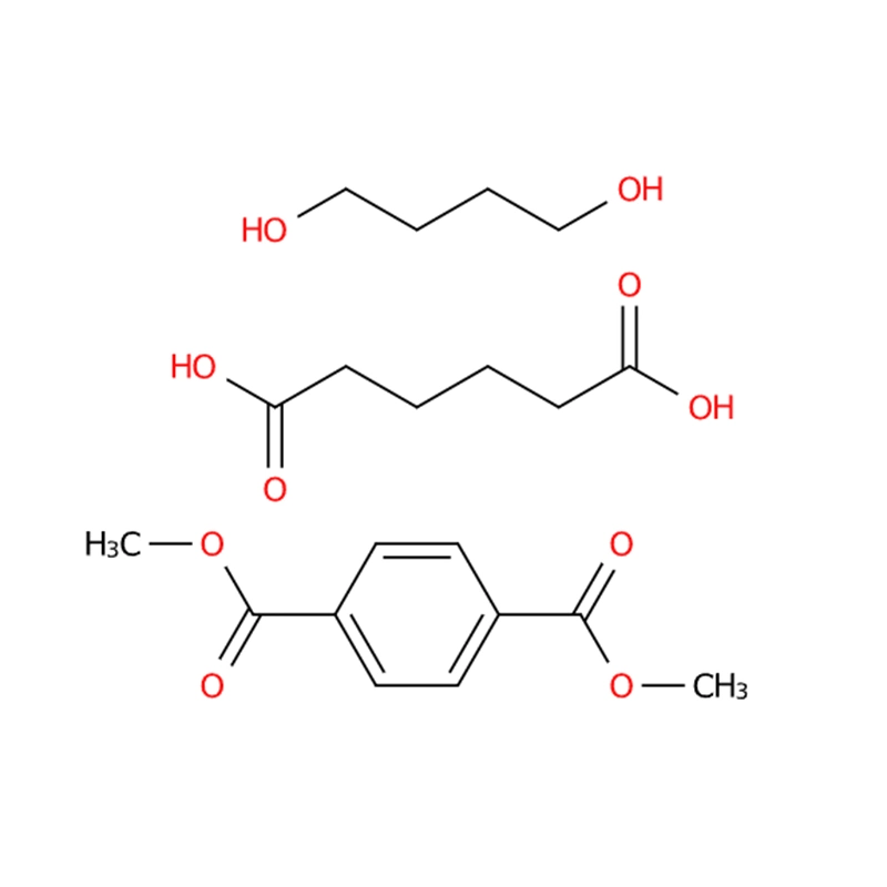 Asam 1,4-Benzenadikarboksilat, 1,4-Dimetil Ester, Polimer dengan 1,4-Butanadiol dan Asam Heksanadioat CAS# 55231-08-8